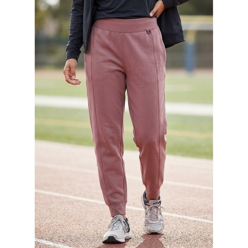Nike 24.7 ImpossiblySoft Mid Rise Jogger Pants Woemns M (29x27) Burgundy